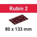Abrasifs Rubin 80 x 133 mm pour bois FESTOOL