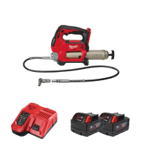 Pompe à graisse 18V M18 GG-0 + 2 batteries 18V 5 Ah + chargeur M12-18FC MILWAUKEE