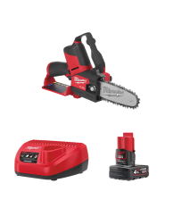 Tronçonneuse d'élagage 12V M12 FHS-0 + 1 batterie 12V 4 Ah + chargeur C12C MILWAUKEE