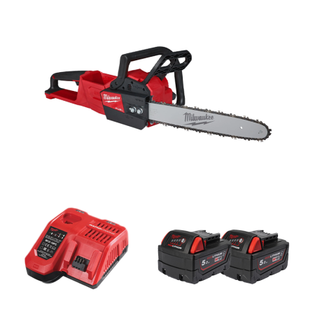 Tronçonneuse 18V M18 FCHS-0 + 2 batteries 18V 5 Ah + chargeur M12-18FC MILWAUKEE