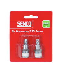 Pack de 2 raccords mâles 310 NPT 3/8"  SENCO