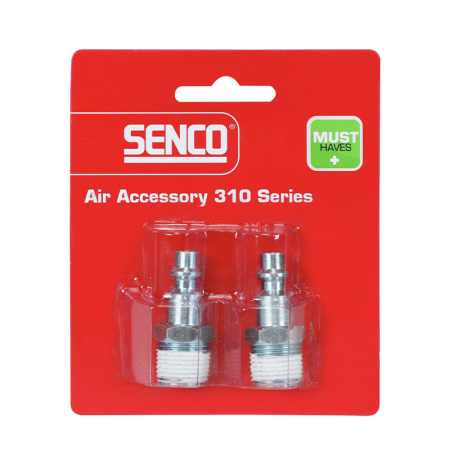 Pack de 2 raccords mâles 310 NPT 3/8"  SENCO