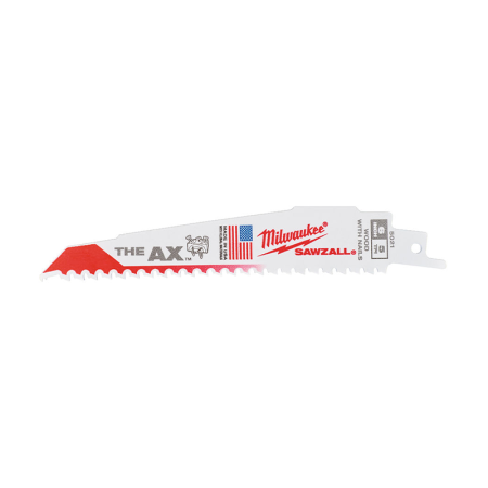 Lot de 25 lames de scie sabre Démolition AX 150mm MILWAUKEE