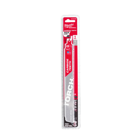 Lame de scie sabre TCT TORCH 8T Métal 230mm MILWAUKEE