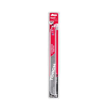 Lame de scie sabre TCT TORCH 8T Métal 300mm MILWAUKEE