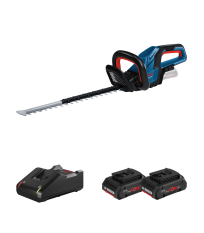 Taille haie sans fil GHE 18V-50 + 2 batteries ProCore 18V 4 Ah + Chargeur GAL 18V-40 BOSCH