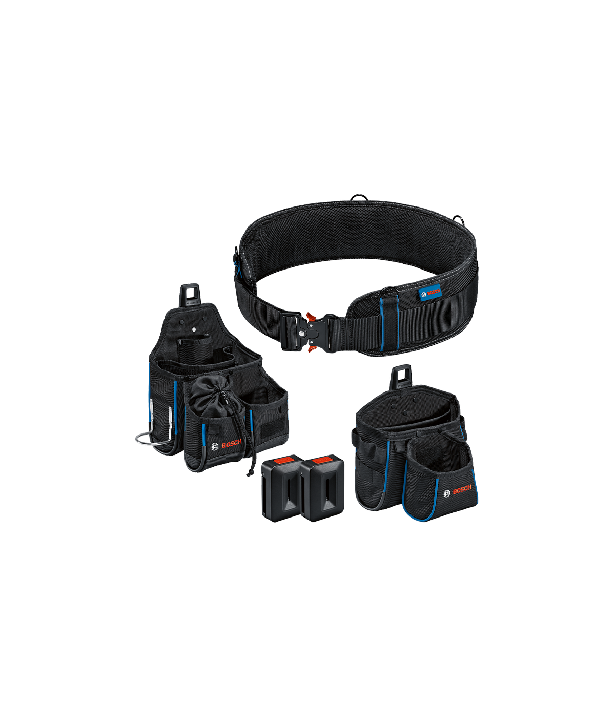 Combi-Kit L/XL Ceinture porte-outils 108 + 2 Sacoches GWT 2 et 4 + 2 Proclick Holders BOSCH