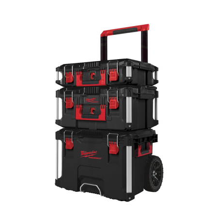 Packout 3 pièces trolley + coffret large + coffret MILWAUKEE