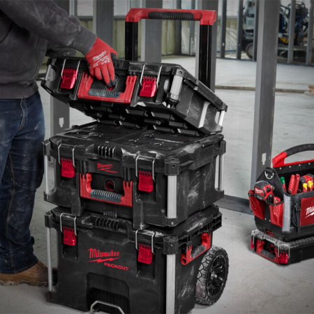Packout 3 pièces trolley + coffret large + coffret MILWAUKEE