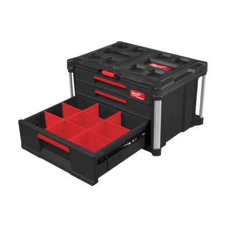 Coffret Packout 2+1 tiroirs MILWAUKEE