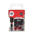 Lot de 25 embouts de vissage Shockwave PZ2 x 25mm MILWAUKEE
