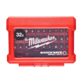 Coffret de 31 embouts de vissage + 1 porte-embouts Shockwave MILWAUKEE