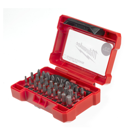 Coffret de 31 embouts de vissage + 1 porte-embouts Shockwave MILWAUKEE