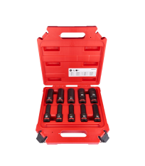 Coffret de 10 douilles 1/2“ SHOCKWAVE™ IMPACT Ø10-24 mm MILWAUKEE