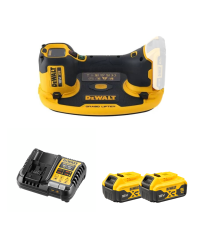 Ventouse à vide d'air 18V DCE590N-XJ + 2 batteries 18V 5 Ah + 1 Chargeur DCB1104-QW DEWALT