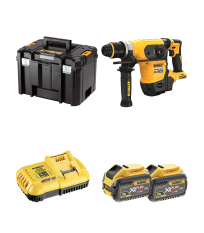 Perforateur Burineur XR 54V 4,5J DCH416NT-XJ + 2 batteries 18/54V 9-3Ah + 1 chargeur DCB118-QW DEWALT