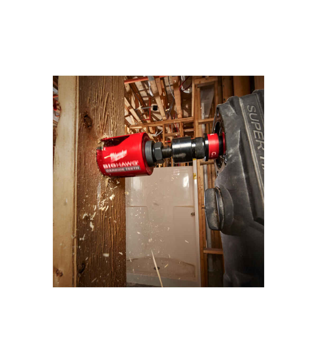Coffret de 5 scies trépans multi-matériaux BIG HAWG Ø35-76 mm MILWAUKEE