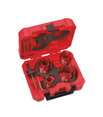 Coffret de 5 scies trépans multi-matériaux BIG HAWG Ø35-76 mm MILWAUKEE