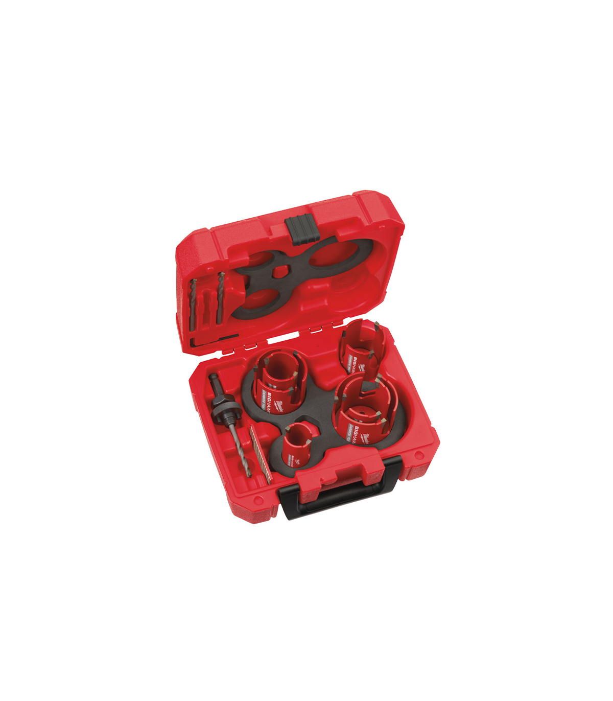 Coffret de 5 scies trépans multi-matériaux BIG HAWG Ø35-76 mm MILWAUKEE