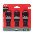 Lot de 5 lames outil multifonction Starlock Bois MILWAUKEE