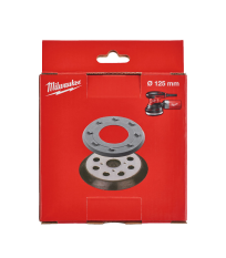Plateau de ponçage 8 trous Ø125mm MILWAUKEE