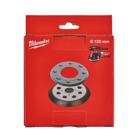 Plateau de ponçage 8 trous Ø125mm MILWAUKEE