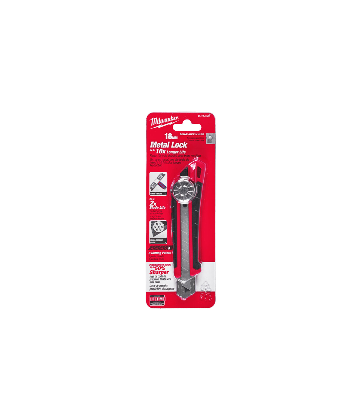 Cutter à lames sécables 18 mm MILWAUKEE