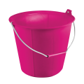 Seau pro taliafluo rose 13l poignée + ergots anse 5,3mm TALIAPLAST