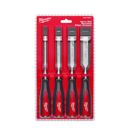 Lot de 4 ciseaux à bois MILWAUKEE