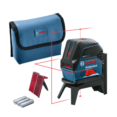 Laser lignes rouge GCL 2-15 + Support RM1 BOSCH