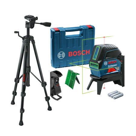 Laser lignes vert GCL 2-15 G + Support RM1 + Trepied BT 150 BOSCH