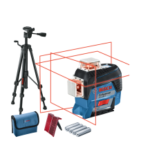 Laser lignes rouge GLL 3-80 C + Trépied BT 150 BOSCH