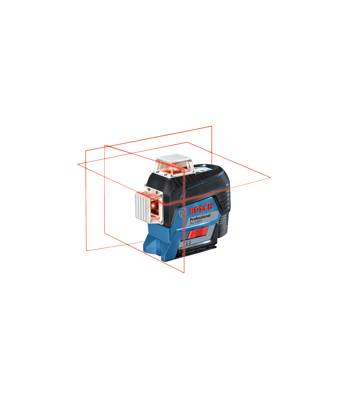 Laser lignes rouge GLL 3-80 C + Trépied BT 150 BOSCH