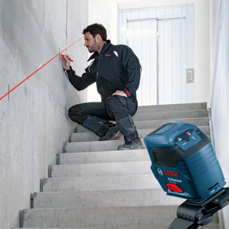 Laser lignes rouge Pile GLL 2-10 BOSCH