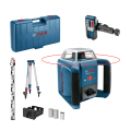 Laser rotatif rouge GRL 400 H + Mire GR 2400 + Trépied BT 152 BOSCH