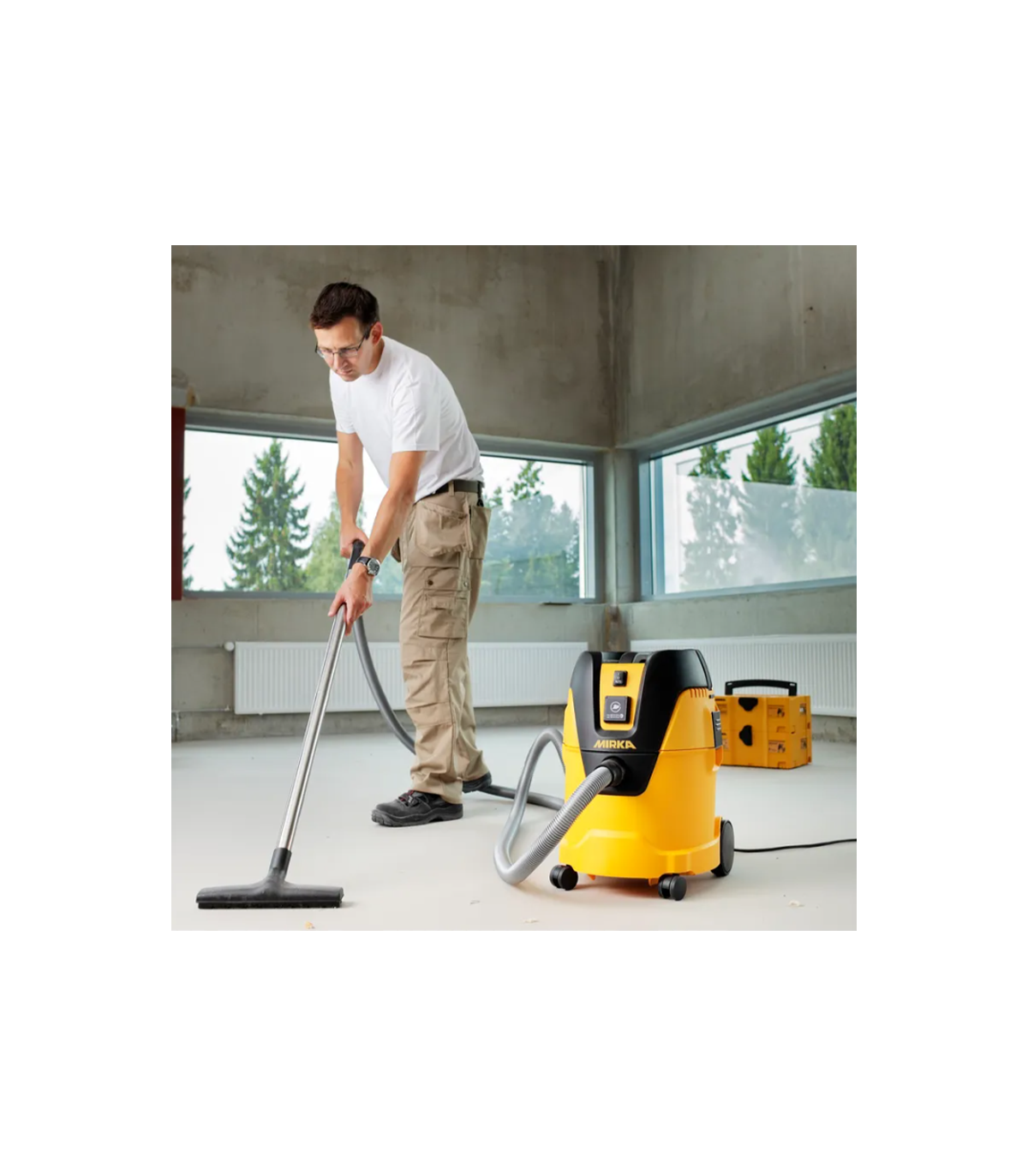 Aspirateur de chantier 1025 L + 1 tuyau d'extraction MIRKA