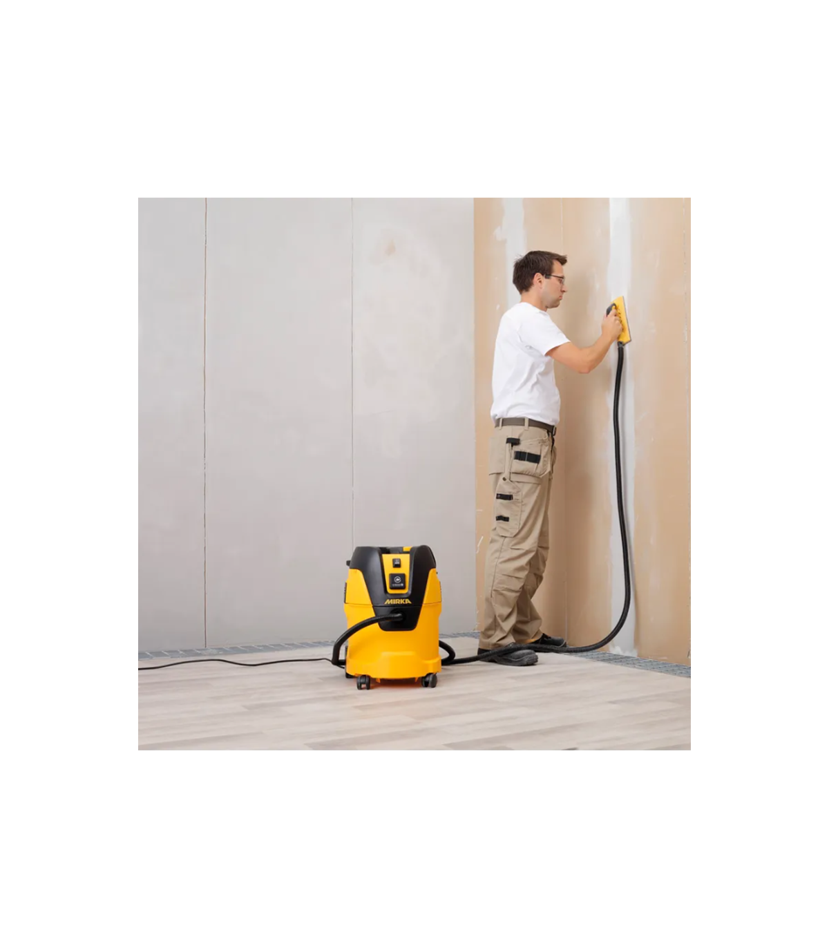 Aspirateur de chantier 1025 L + 1 tuyau d'extraction MIRKA