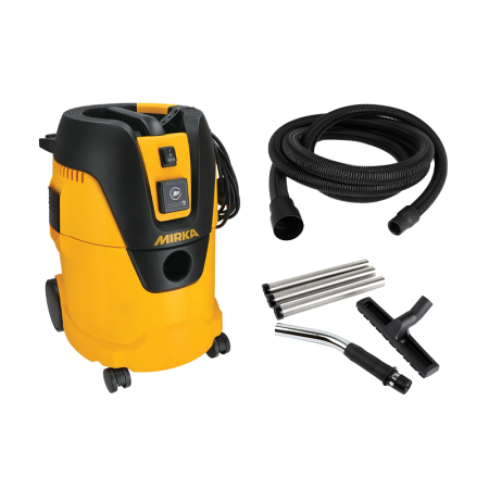 Aspirateur de chantier 1025 L + tuyau d'extraction + kit de nettoyage MIRKA
