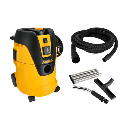 Extracteur de poussière 1125 L + tuyau d'extraction + kit de nettoyage MIRKA