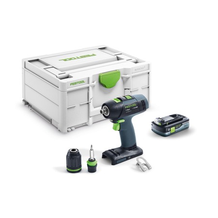 Perceuse-visseuse T 18+3-Basic + 1 batterie 18V 4 Ah FESTOOL