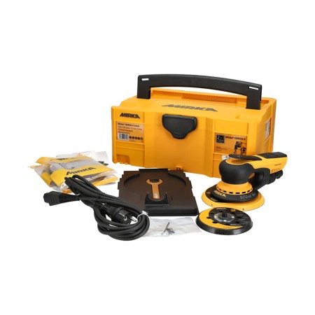 Pack ponceuse excentrique DEROS II 5650CV + Aspirateur 1025L + tuyau + kit de nettoyage + Abranet MIRKA