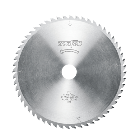 Lame de scie carbure 237 x 1,8/2,5 x 30mm 56 dents MAFELL