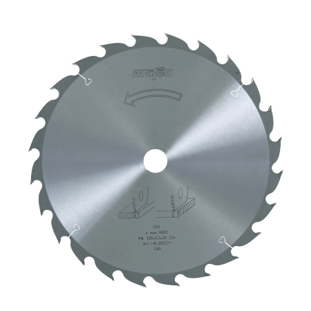 Lame de scie carbure 330 x 2,2/3,2 x 30mm 24 dents MAFELL