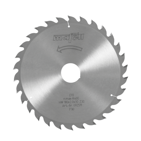 Lame de scie au carbure 180 x 1,4/2,0 x 30 mm 30 dents MAFELL