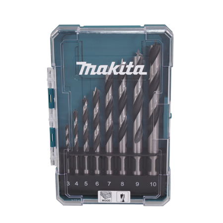 Coffret de 8 forets bois Ø3-10 mm MAKITA