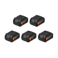 Pack de 5 Batteries Li-ion GBA 18V 4 Ah AS FEIN