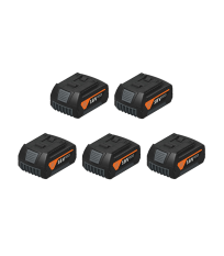 Pack de 5 Batteries Li-ion GBA 18V 4 Ah AS FEIN