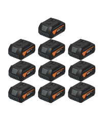 Pack de 10 Batteries Li-ion GBA 18V 4 Ah AS FEIN