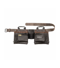 Ceinture porte-outils en cuir 11 compartiments DEWALT