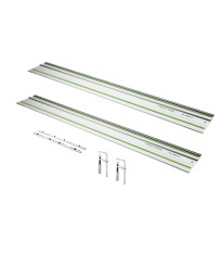 Set de 2 rails de guidage 1400 mm + raccord FSV/2 + serre-joints FZ 120 FESTOOL